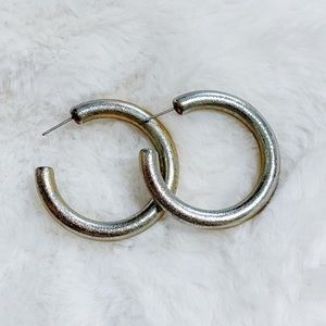 Metallic Hoops